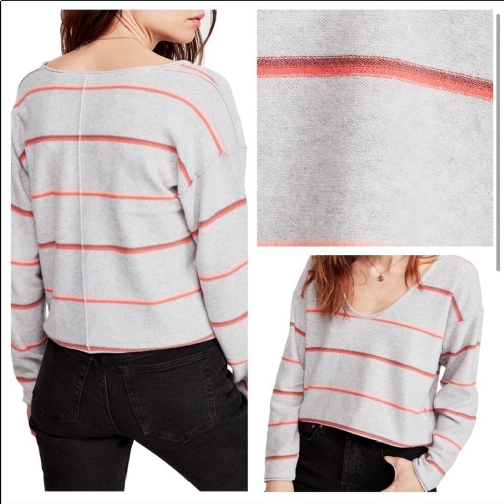 Free People Make You Mine Stripe Sweater